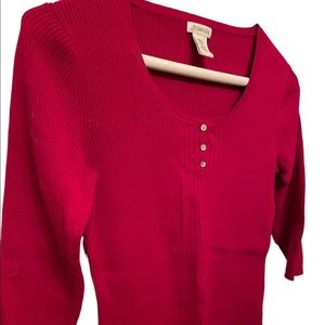 NWOT St. John’s Bay 3/4 Sleeve